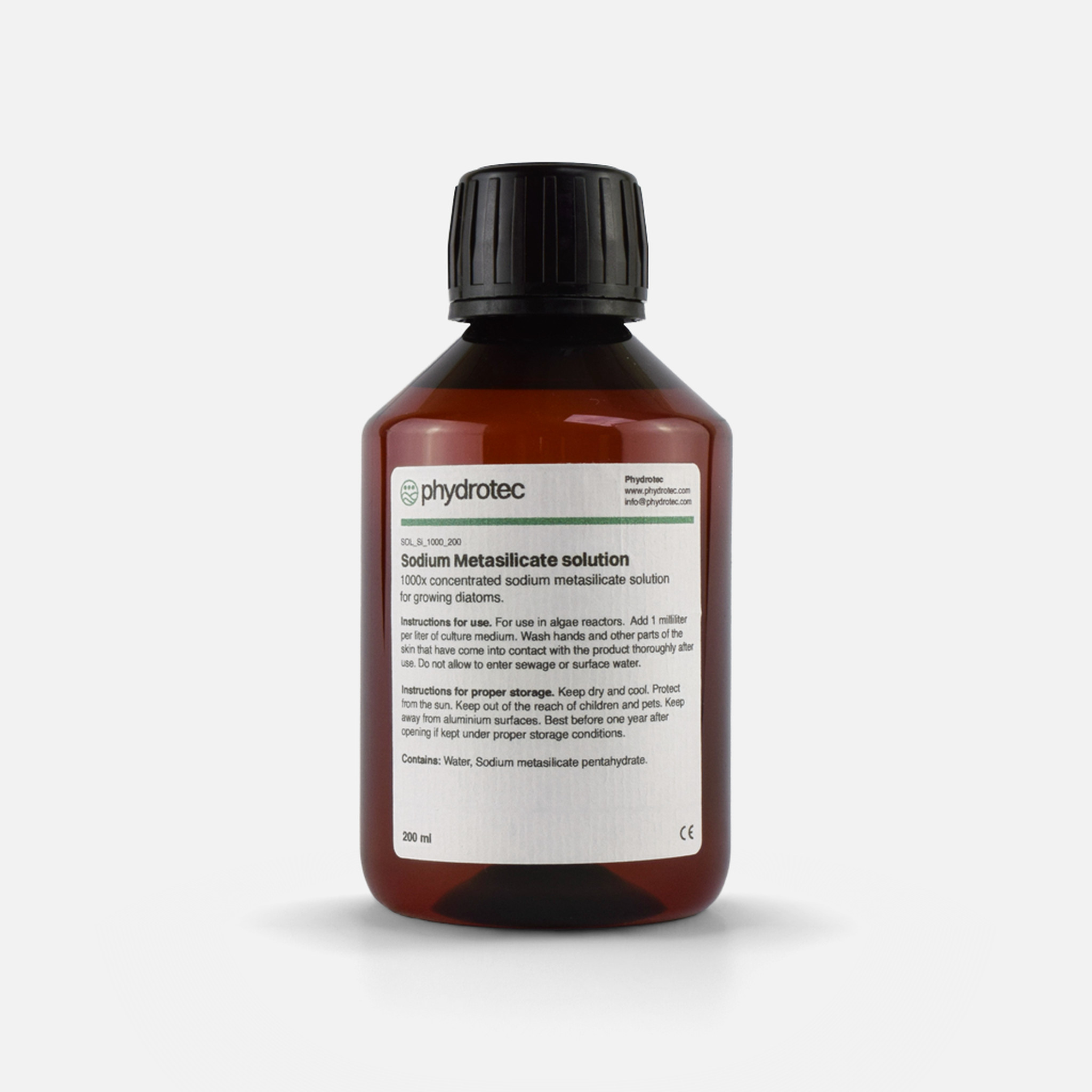 Sodium Metasilicate solution - 200ml - 1000x concentrated