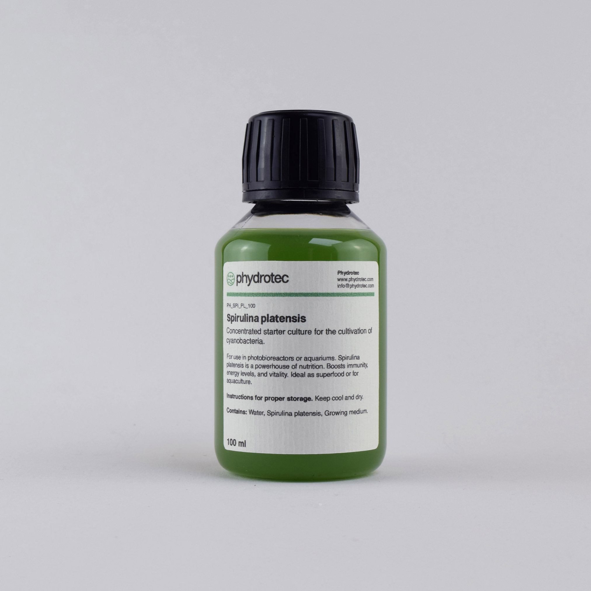 Spirulina Platensis cyanobacteria - 1oo ml