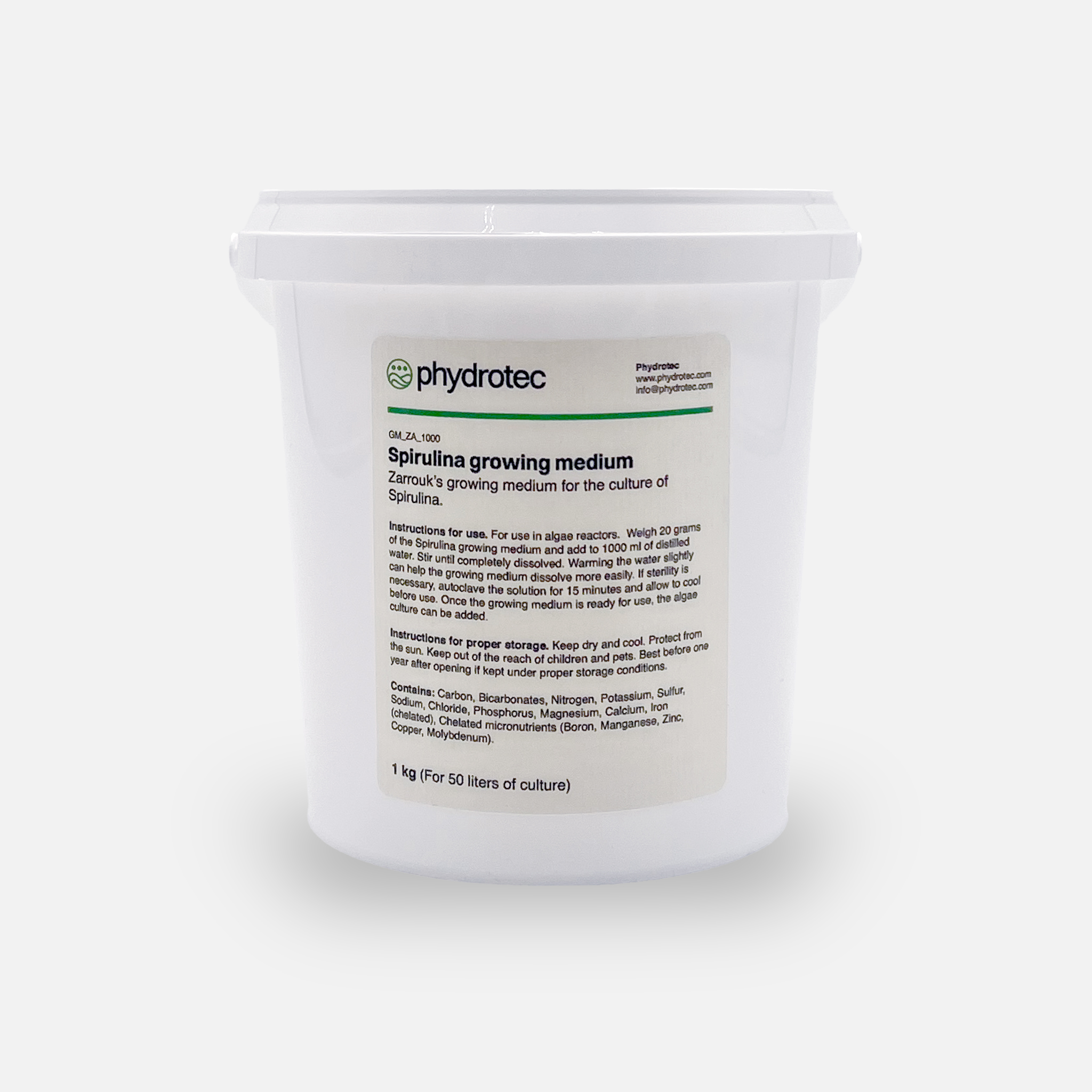 Zarrouk's growing medium for Spirulina - 1 kg