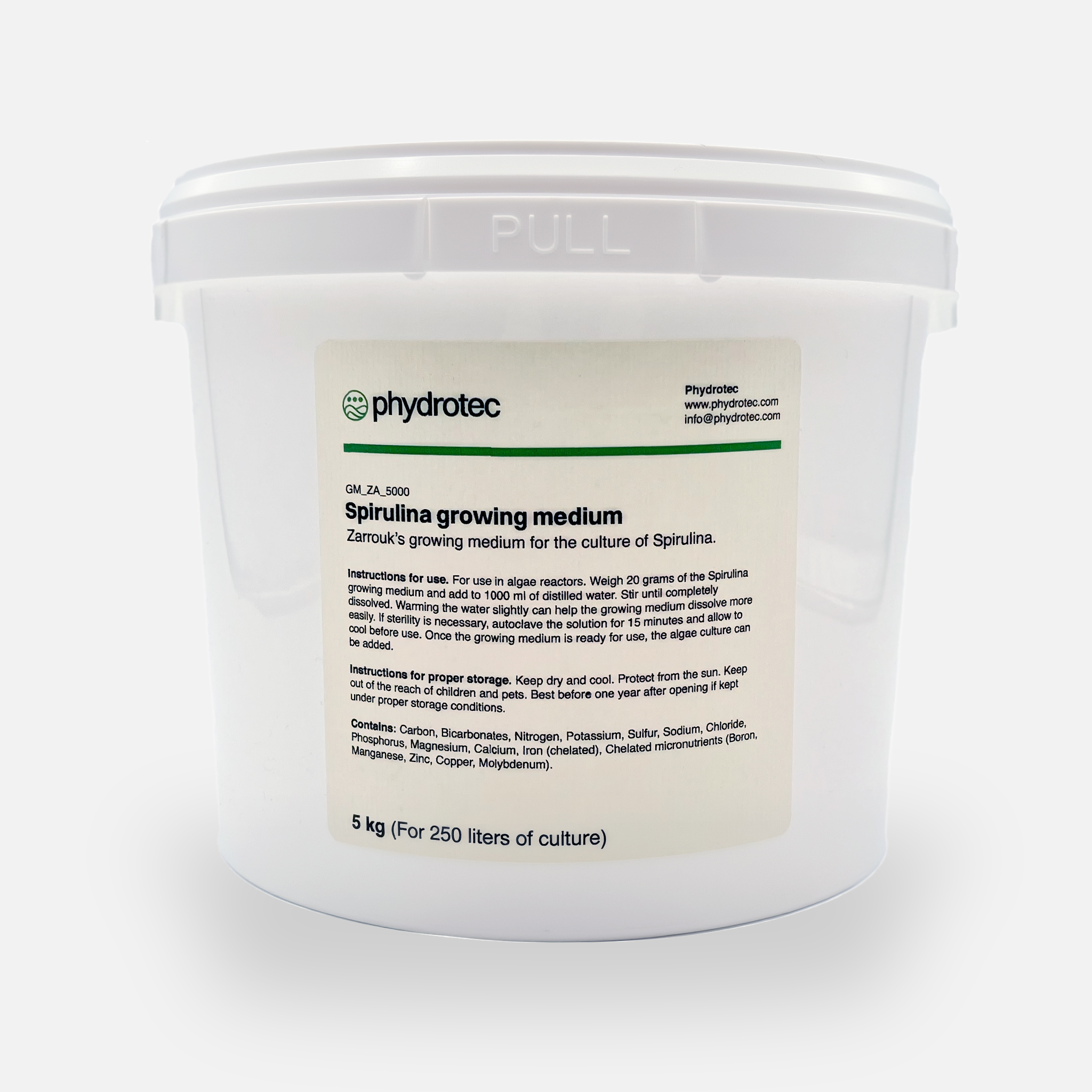 Zarrouk's growing medium for Spirulina - 5 kg